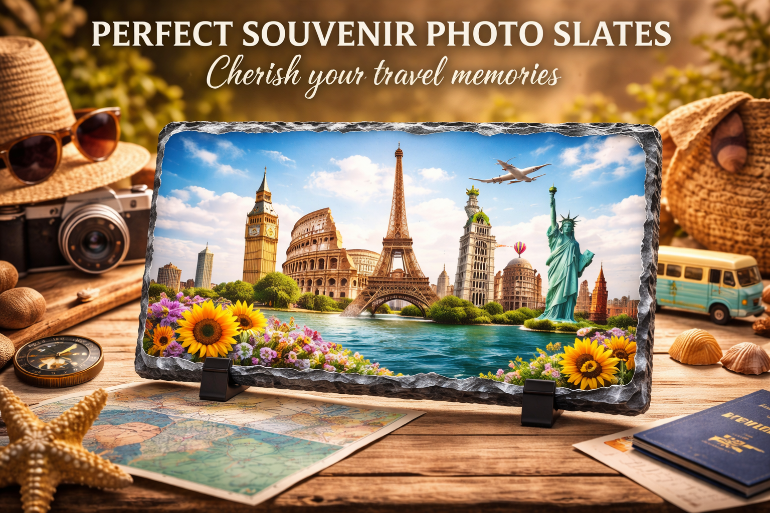 Business and souvenir slates