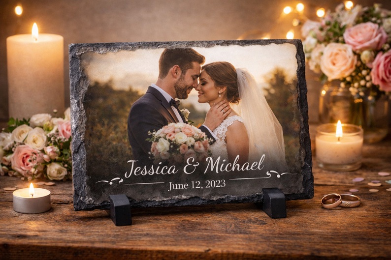 Personalised photo slate
